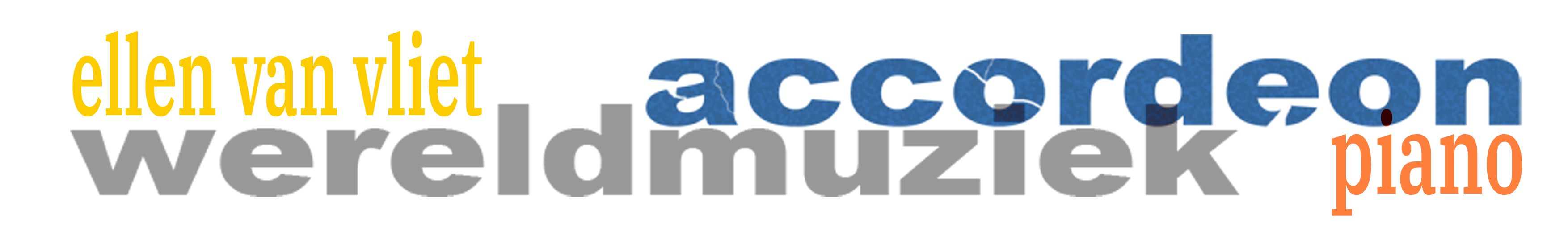 Logo Ellen van Vliet voor accordeon- en pianolessen in Amsterdam